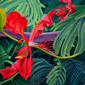 Floral #1 Flamboyant Floral #1 Flamboyant