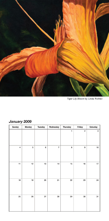 RichterArt Calendar 2009 inside